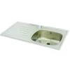 Carron Phoenix Unisink 1SD Heavy Gauge 1 Bowl Stainless Steel Kitchen Sink - Left Hand Drainer - 101.0067.431