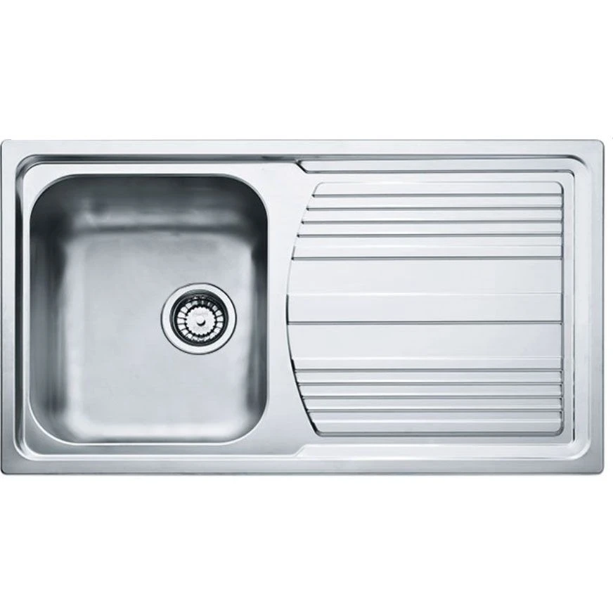 Carron Phoenix Logica 100 1 Bowl Stainless Steel Kitchen Sink - Reversible - 101.0321.560 1 Carron Phoenix Logica 100 1 Bowl Stainless Steel Kitchen Sink - Reversible - 101.0321.560