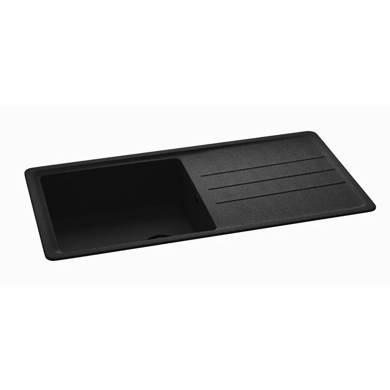 Carron Phoenix Janus 100 1 Bowl Synthetic Kitchen Sink - Graphite - 114.0308.260 1 Carron Phoenix Janus 100 1 Bowl Synthetic Kitchen Sink - Graphite - 114.0308.260