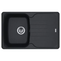 Franke Antea Fragranite 1 Bowl Inset Kitchen Sink Reversible AZG 611-78 - Onyx - 114.0532.311