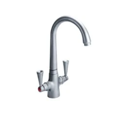 Carron Phoenix Opus Dual Lever Kitchen Tap - Brushed Nickel - 115.0019.236