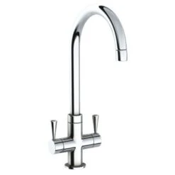 Carron Phoenix Henley Swan Neck Kitchen Tap - Chrome - 115.0254.448