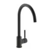 Carron Phoenix Savoy Single Lever Kitchen Tap - Matt Black - 115.0605.320