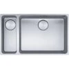 Franke Mythos 1.5 Bowl Undermount Kitchen Sink With LH Small Bowl MYX 160-50-16 - Stainless Steel - 122.0606.920