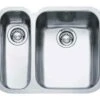 Franke Ariane 1.5 Bowl Undermount Kitchen Sink With Left Hand Small Bowl ARX 160D - Stainless Steel - 122.0154.950