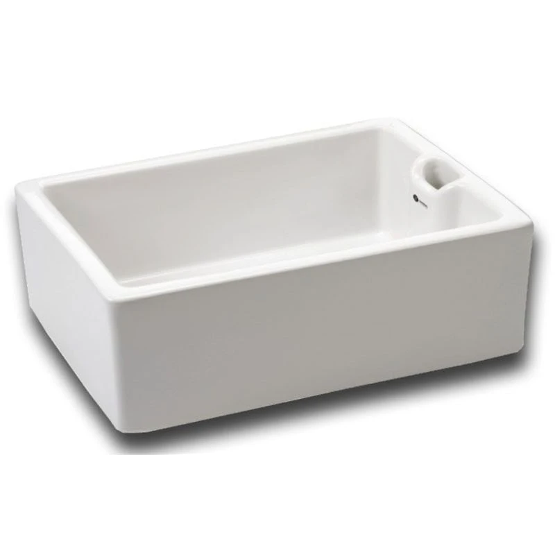 Carron Phoenix Belfast 110 1 Bowl Ceramic Kitchen Sink - 124.0477.727 1 Carron Phoenix Belfast 110 1 Bowl Ceramic Kitchen Sink - 124.0477.727