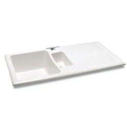 Carron Phoenix Shonelle 150 1.5 Bowl Ceramic Kitchen Sink - Reversible - 124.0477.793