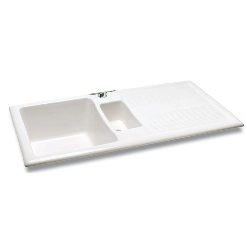 Carron Phoenix Shonelle 150 1.5 Bowl Ceramic Kitchen Sink - Reversible - 124.0477.793 1 Carron Phoenix Shonelle 150 1.5 Bowl Ceramic Kitchen Sink - Reversible - 124.0477.793