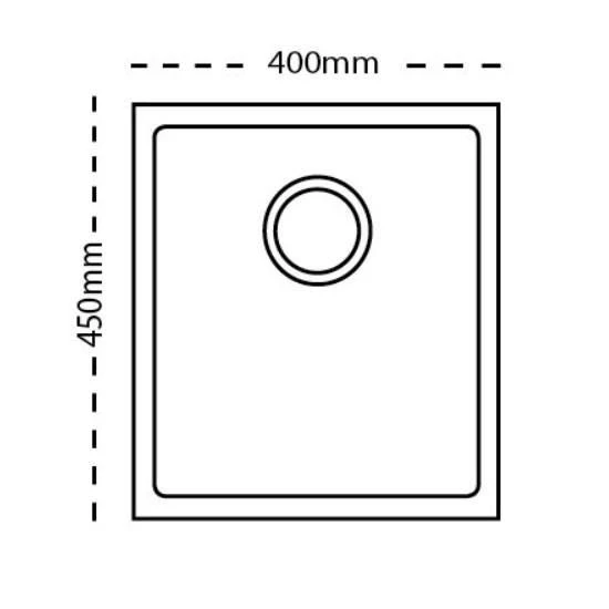 Carron Phoenix Deca 100 1 Bowl Stainless Steel Kitchen Sink - 127.0442.744 2 Carron Phoenix Deca 100 1 Bowl Stainless Steel Kitchen Sink - 127.0442.744 - Image 2