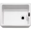 Franke Belfast 1 Bowl Ceramic Kitchen Sink BAK 710-53 Reversible - White - 130.0305.150