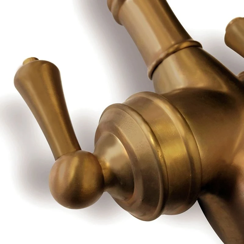 Perrin & Rowe 3-in-1 Hot Water Kitchen Tap - Aged Brass - 1937AB 2 Perrin & Rowe 3-in-1 Hot Water Kitchen Tap - Aged Brass - 1937AB - Image 2