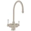 Perrin & Rowe 3-in-1 Hot Water Kitchen Tap - Nickel - 1937NI