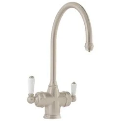 Perrin & Rowe 3-in-1 Hot Water Kitchen Tap - Nickel - 1937NI