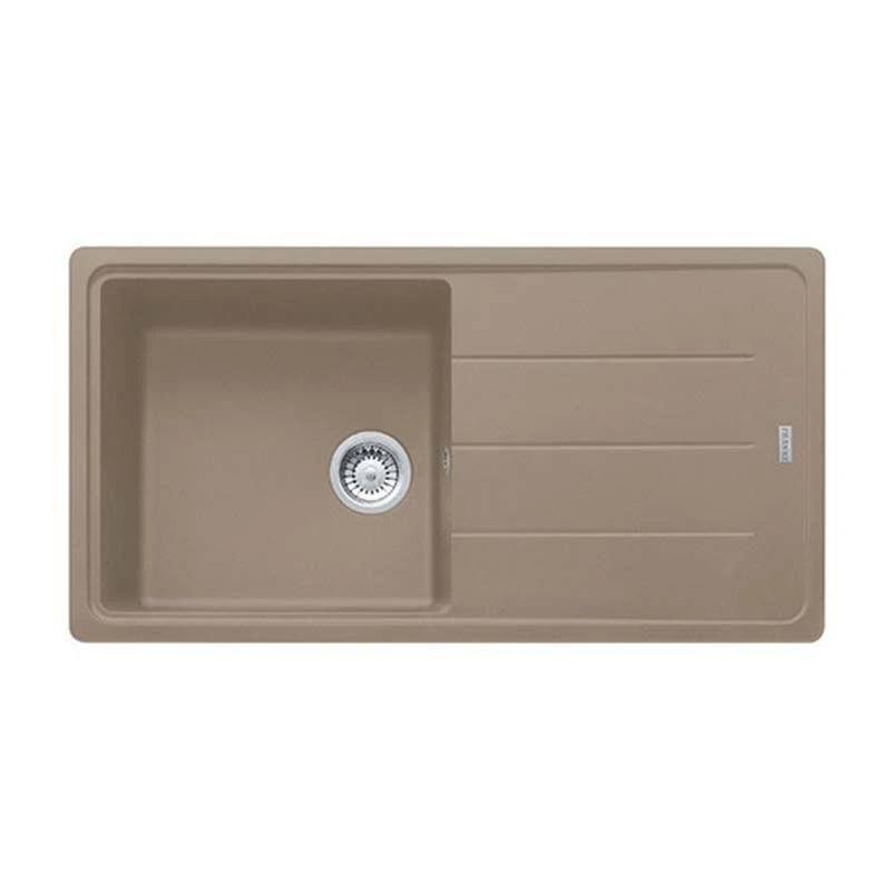 Franke Basis 1 Bowl Fragranite Kitchen Sink Reversible BFG 611-97 - Oyster - 114.0633.736 1 Franke Basis 1 Bowl Fragranite Kitchen Sink Reversible BFG 611-97 - Oyster - 114.0633.736