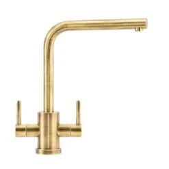 Franke Krios L-Spout Kitchen Mixer Tap - Brass - 115.0567.618