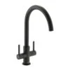 Carron Phoenix Rosolina J Spout Kitchen Tap - Matt Black - 115.0605.454