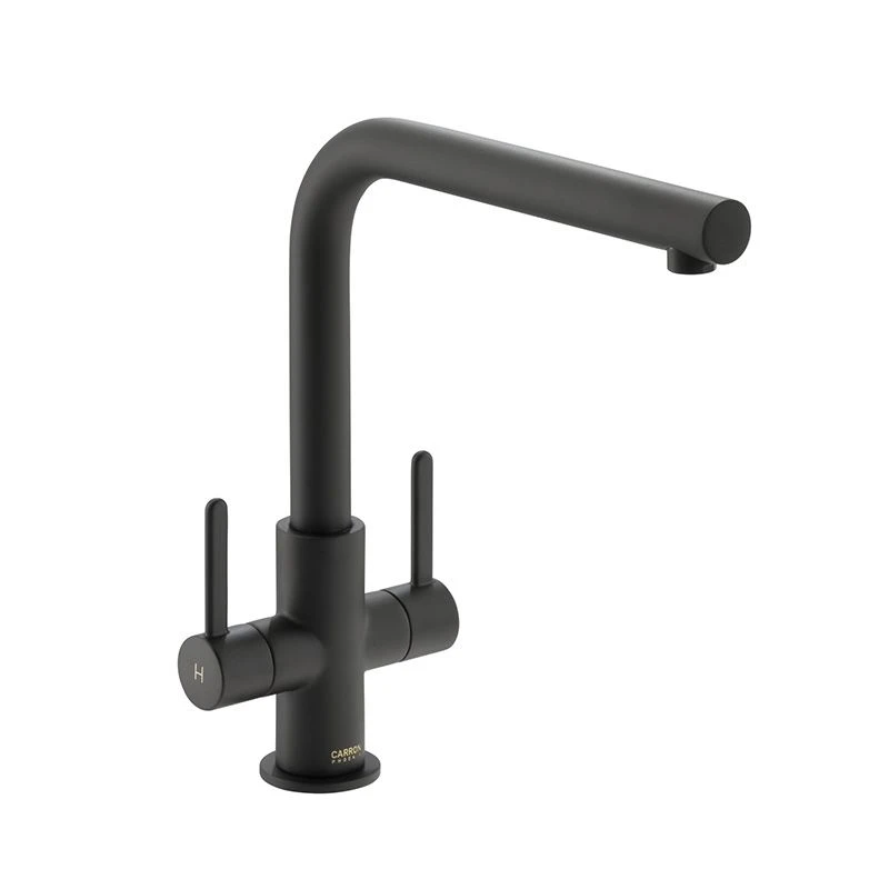 Carron Phoenix Rosolina L Spout Kitchen Tap - Matt Black - 115.0605.457 1 Carron Phoenix Rosolina L Spout Kitchen Tap - Matt Black - 115.0605.457