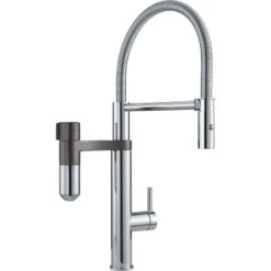 Franke Vital Capsule 3-in-1 Semi-Pro Filter Tap - Chrome/Gun Metal - 120.0621.230