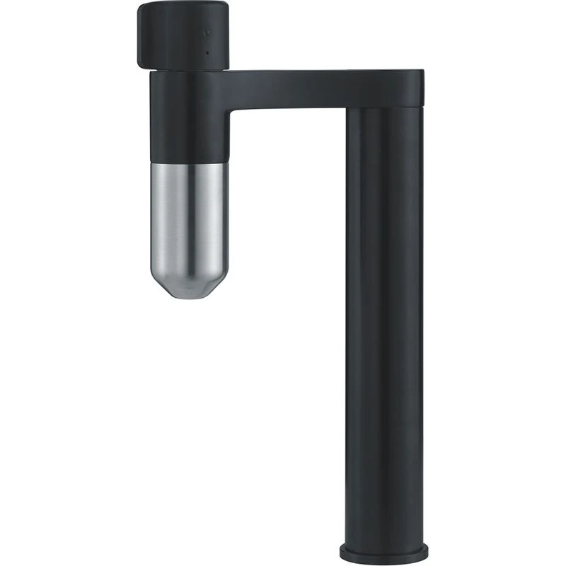 Franke Vital Capsule Single Dispense Filter Tap - Matt Black/Decor Steel PVD - 120.0621.311 1 Franke Vital Capsule Single Dispense Filter Tap - Matt Black/Decor Steel PVD - 120.0621.311