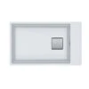 Franke Kubus 2 1 Bowl Undermount Fragranite Kitchen Sink KNG 110-62 - Polar White - 125.0633.721