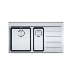 Franke Mythos Plus 1.5 Bowl Inset Kitchen Sink With Right Hand Drainer MYX 251-86 - Stainless Steel - 127.0640.515