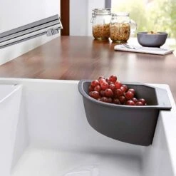 Blanco Corner-Caddy 215x215mm - Black - 235866 -Blanco Shop 2 3 235866 lifestyle1