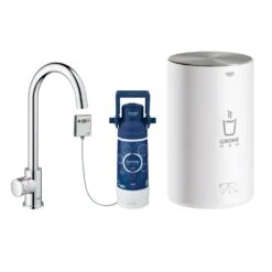 Grohe Red II Mono C Spout Tap & M Size Boiler Chrome 30060001