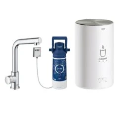 Grohe Red II Mono L Spout Tap & M Size Boiler Chrome 30329001