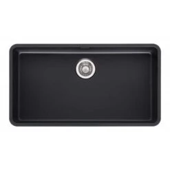 Reginox Ohio 80 X 42 Stainless Steel Kitchen Sink - Jet Black - Ohio 80x42 JB