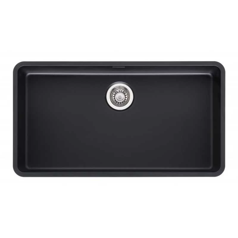 Reginox Ohio 80 X 42 Stainless Steel Kitchen Sink - Jet Black - Ohio 80x42 JB 1 Reginox Ohio 80 X 42 Stainless Steel Kitchen Sink - Jet Black - Ohio 80x42 JB