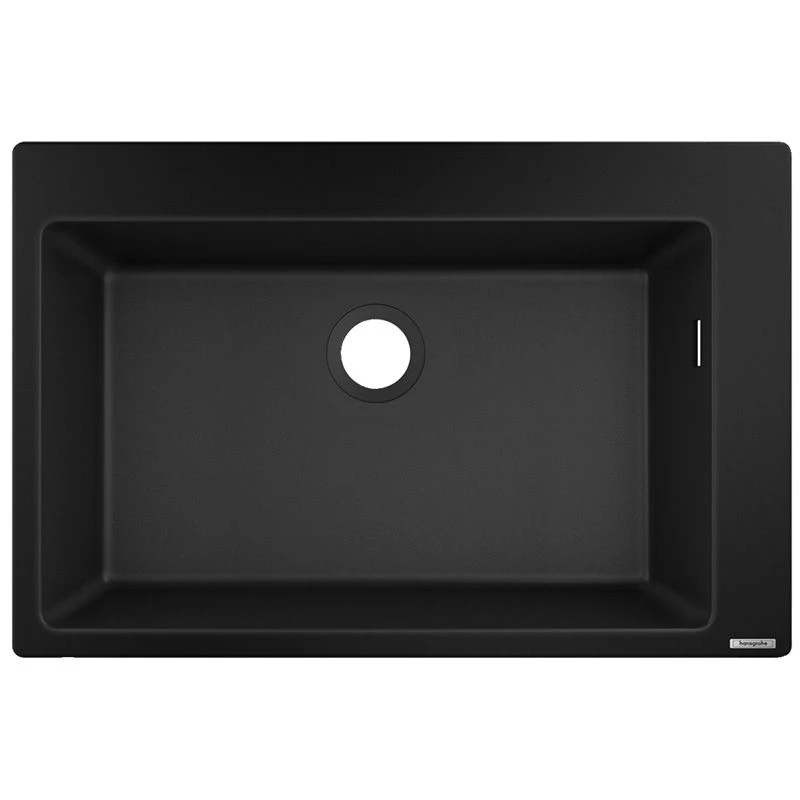 Hansgrohe S510-F660 Built-in Kitchen Sink 660 - Graphite Black - 43313170 1 Hansgrohe S510-F660 Built-in Kitchen Sink 660 - Graphite Black - 43313170