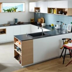Hansgrohe S510-F660 Built-in Kitchen Sink 660 - Graphite Black - 43313170 5 Hansgrohe S510-F660 Built-in Kitchen Sink 660 - Graphite Black - 43313170 -Blanco Shop 4 4 3 43313170 2
