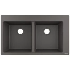 Hansgrohe S510-F770 Built-in Kitchen Sink 370/370 - Stone Grey - 43316290