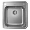 Hansgrohe S412-F400 Built-in Kitchen Sink 400/400 - Stainless Steel - 43335800