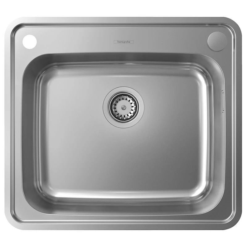 Hansgrohe S412-F500 Built-in Kitchen Sink 500/400 - Stainless Steel - 43336800 1 Hansgrohe S412-F500 Built-in Kitchen Sink 500/400 - Stainless Steel - 43336800