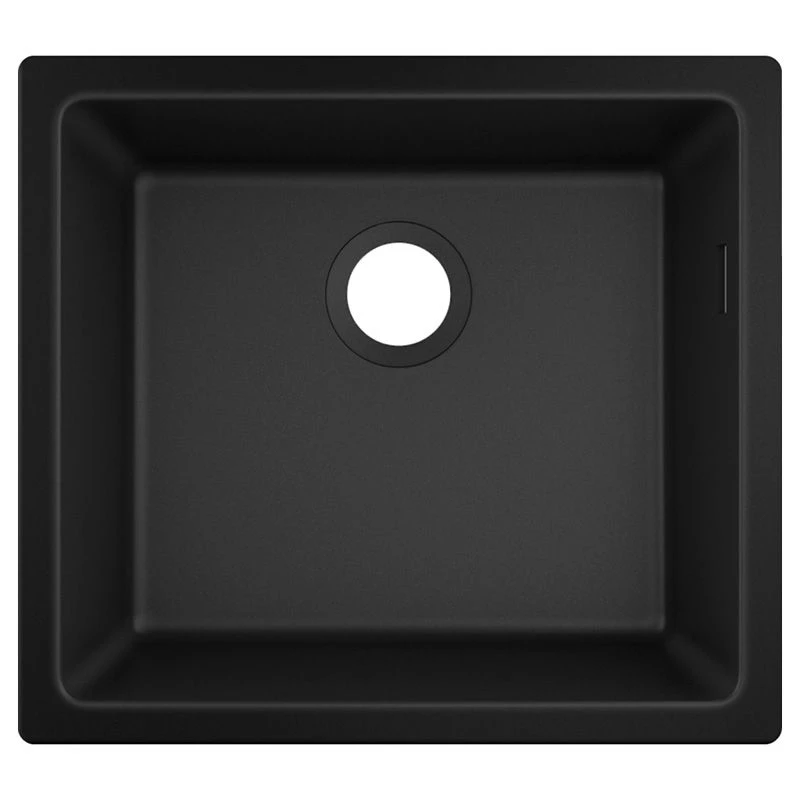 Hansgrohe S510-U450 Undermount Kitchen Sink 450 - Graphite Black - 43431170 1 Hansgrohe S510-U450 Undermount Kitchen Sink 450 - Graphite Black - 43431170