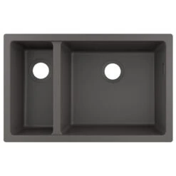 Hansgrohe S510-U635 Undermount Kitchen Sink 180/450 - Stone Grey - 43433290