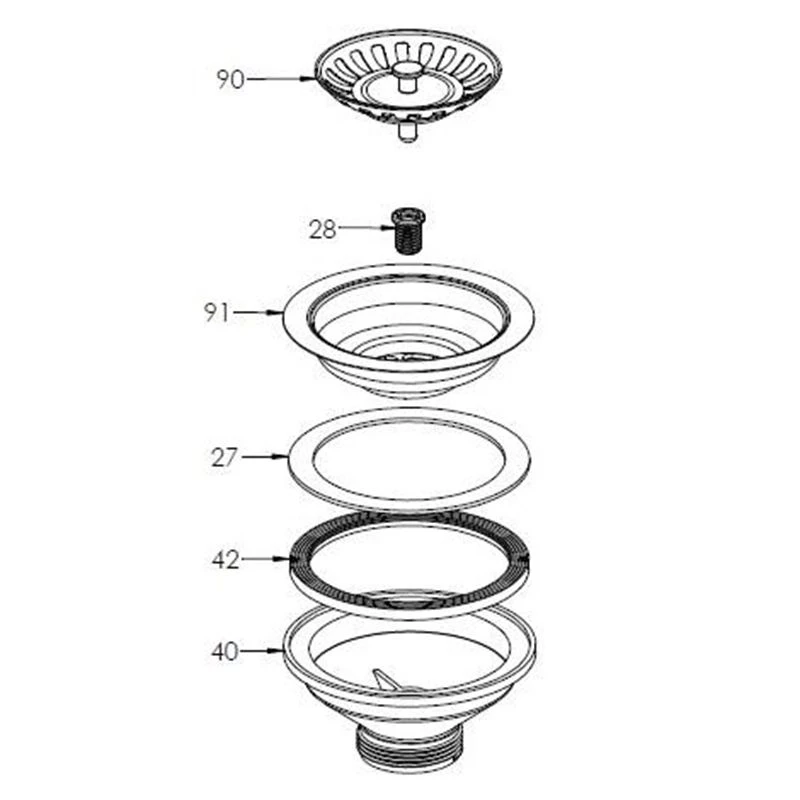 Blanco Universal Single Bowl Waste Kit - 453632 2 Blanco Universal Single Bowl Waste Kit - 453632 - Image 2