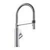 Blanco SOLENTA-S Pull-Down Spray Galvanic Kitchen Tap - Chrome - 522404