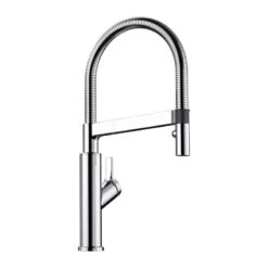 Blanco SOLENTA-S Pull-Down Spray Galvanic Kitchen Tap - Chrome - 522404