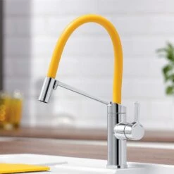 Blanco VIU-S Flexible Replaceable 4 Colour Hose Galvanic Kitchen Tap - Chrome - 524813 -Blanco Shop 5 2 524813 3