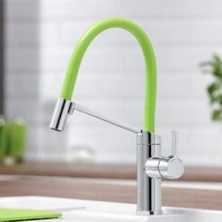 Blanco VIU-S Flexible Replaceable 4 Colour Hose Galvanic Kitchen Tap - Chrome - 524813 -Blanco Shop 5 2 524813 4