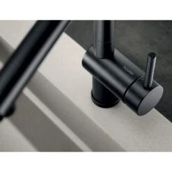 Blanco LINUS-S Single Lever Pull-Out Handset Special Colour Kitchen Tap - Matt Black - 525807 -Blanco Shop 5 2 525807 3