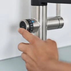 Blanco Drink.filter EVOL-S Pro 3-in-1 Flexible Hose PVD Steel Kitchen Tap - Stainless Steel - 526311 -Blanco Shop 5 2 526311 3