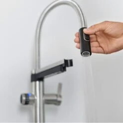 Blanco Drink.filter EVOL-S Pro 3-in-1 Flexible Hose PVD Steel Kitchen Tap - Stainless Steel - 526311 -Blanco Shop 5 2 526311 4