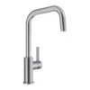 Blanco JANDORA High Arched J-Shaped Spout Solid Kitchen Tap - Brushed Stainless Steel - 526615