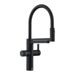 Blanco Drink.hot EVOL-S Pro 4-in-1 Flexible Hose Special Colour Kitchen Tap - Black Matt - 526635