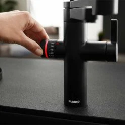 Blanco Drink.hot EVOL-S Pro 4-in-1 Flexible Hose Special Colour Kitchen Tap - Black Matt - 526635 -Blanco Shop 5 2 526635 3