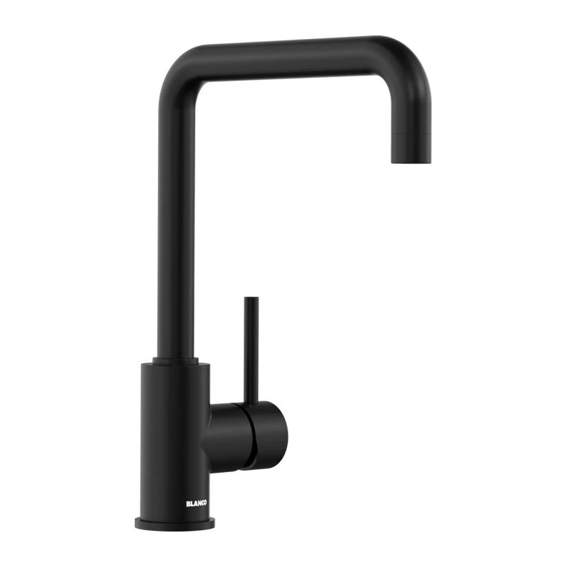 Blanco MILI Single Lever J-Shaped Special Colour Kitchen Tap - Black Matt - 526665 1 Blanco MILI Single Lever J-Shaped Special Colour Kitchen Tap - Black Matt - 526665