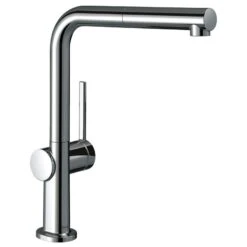 Hansgrohe Talis M54 Single Lever Kitchen Mixer 270, Pull-Out Spout, 1jet, SBox - Chrome - 72809000